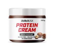 BioTech USA Protein Cream - Cocoa-Hazelnut Spread, Gluten-Free, Palm Oil-Free, 200 g