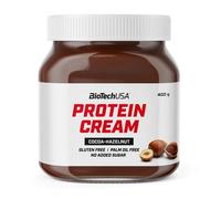 BioTech USA Protein Cream Cocoa-Hazelnut – Gluten Free, No Sugar – 400g