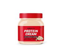 BioTechUSA Protein Cream | with Crunchy Rice and Corn Pieces | Gluten-Free | Palm Oil-Free, 400 g, White Chocolate