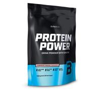 BioTechUSA Protein Power | High Protein, Sugar-Free, Lactose-Free, Gluten-Free | Added Creatine, 1 kg, Strawberry-Banana