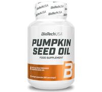 BioTechUSA Pumpkin Seed Oil, Cold-Pressed, 600 mg per Softgel, GMO-Free, 60 Capsules