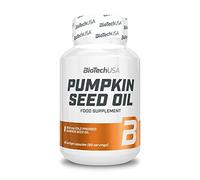 BioTechUSA Pumpkin Seed Oil | Cold-Pressed | 600mg per Softgel | GMO-Free, 60 Capsules