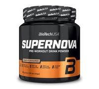BioTechUSA Supernova | Sugar-Free Pre-Workout Powder | 10 Active Ingredients | Micronized Creatine | High Caffeine | 282 g | Peach