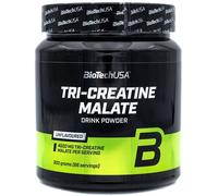 BioTechUSA Tri Creatine Malate | 4500mg Triple Creatine Compound | Gluten Free | for Enhanced Physical Performance in High-Intensity Workouts, 300g