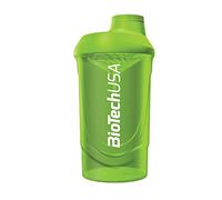 BioTechUSA Wave Shaker | Shaker Bottle | 100% Leak Proof | Enhanced Blending | Durable & Safe | Easy to Use & Clean, 600 ml, Green