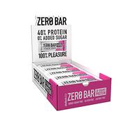 BioTechUSA Zero Bar Protein Snack - Low Sugar & Lactose-Free | Crispy Texture | Delicious Flavors | Ideal for Diets & Workouts, 20 * 50 g, Chocolate-Marzipan