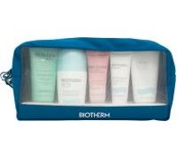 Biotherm Aquasource Routine Pouch Set Deodorant Roll-On 75ml + Cleanser 50ml + Hand cream 20ml + Body lotion 50ml + Face cream 20ml