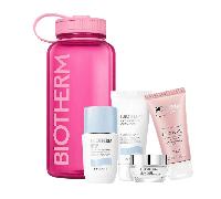 Biotherm Pink Drop Set Deo Pure Roll-On 75 ml + Lait Corporel 50ml + Aquasource Hydra Barrier Cream 15ml + Biosource Cleanser 50ml + Water bottle