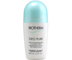 BIOTHERM PURE ANTIPERSPIRANT DEODORANT ROLL ON 75ML | NEW & SEALED | FREE P&P
