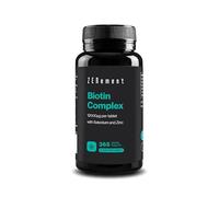 Biotin 12000 mcg High Strength with Zinc and Selenium - 365 Vegan Biotin Tablets (1-Year Supply) - Skin Nails Hair Vitamins - Biotin Complex from Zenement