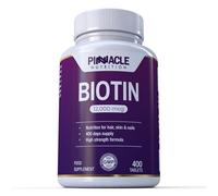 Biotin 12000mcg | 400 Tablets | Vitamin for Hair, Skin & Nails | UK Manufactured