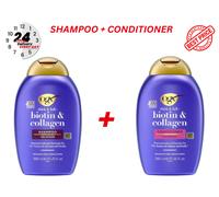Biotin & Collagen Hair Thickening Sulfate Free Shampoo/Conditioner OGX 88-385ml