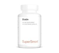 Biotin - for Strong and Shiny Hair - High Dosage - 100% Biotin - Supports Hair Health - Promotes Radiant Hair - Beauty Vitamin - Vegan - SuperSmart
