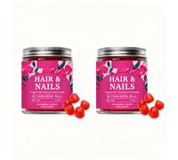 Biotin Gummies For Hair And Nail Growth Support Thick Strong | Sugar Free Biotin Gummies With Zinc For Stronger Nails And Healthier Hair(2pcs)