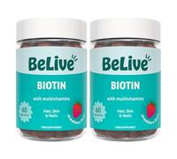 Biotin Hair Growth Gummies, Supplement for Stronger Hair, Skin & Nails | 10000mcg Formula, Added Essential Beauty Multivitamins for Collagen Production, for Women & Men, 120 Count, Strawberry Flavor