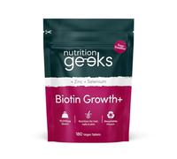 Biotin Hair Growth Supplement - 180 Vegan Tablets for Women & Men | Enhanced with Zinc & Selenium, Hair Vitamins Complex, Biotin 10000 mcg, Hair Skin and Nails Vitamins for Women & Men UK