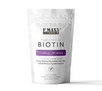 Biotin Hair Growth Supplement, 30-365 Tablets (1 Month to Full Year Supply) Biotin 10,000mcg by FMax5 Supplements (30)