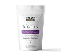 Biotin Hair Growth Supplement, 30-365 Tablets (1 Month to Full Year Supply) Biotin 10,000mcg by FMax5 Supplements (120)