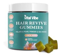 Biotin Hair Growth Vitamin Supplement with 5000mcg for Women or Men | Support Skin Collagen & Nails | Biotin High Strength with Folate, Sea Moss & Pearl Powder | Vegan 60 Gummies