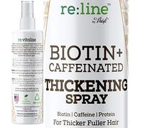 Biotin Hair Thickening Spray for Fine Hair Thickener for Fine Hair Volumizing Spray for Hair Growth Treatment - Infused with Biotin for Hair Growth + Caffeine Dht Blocker NATURAL