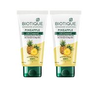 Biotique Pineapple Oil Control Foaming Facial Cleanser 150ml Pack of 2