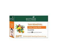Biotique Tan Removal Clear Young Skin Facial Kit (Free with Swiss Magic Dark Spot Corrector)