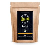 Biotiva Brahmi Powder Organic 1000g (2x500g) - Bacopa Monnieri - Herb of Grace - Vegan - garanteed Without additives - Packed and Controlled in Germany (DE-ECO-005)