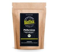 Biotiva Peppermint Tea Rough Cut Organic 200g (2x100g) - Mentha- piperita - Packed and Controlled in Germany (DE-ECO-005)