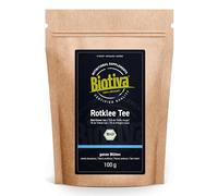 Biotiva Red Clover Flowers Organic 100g - Trifolium Pratense - Tea - Meadow Clover - Bottled and Controlled in Germany (DE-ÖKO-005)