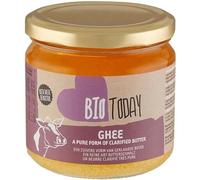 BioToday - Ghee, Pure Clarified Rich Taste, Organic Dutch Soil Butter, Grass Fed Cows, Prepared with a Traditional Indian Method 300g Jar