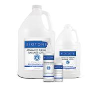 BIOTONE Advanced Therapy Massage Lotion, Hypoallergenic and Fragrance-Free, More Glide and Workability, Absorbs for a Non-Greasy Finish