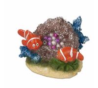 Biotope Aquatics Ltd - Finding Nemo and Dory Aquarium Small Ornament, Fish Tank Decoration (2 Clownfish Swimming (Ornament#8))