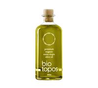 Biotopos Early Harvest Organic Extra Virgin Olive Oil- Polyphenols Rich, Certified Bio, Koroneiki, Single Estate, Kalamata Greece - Drinking EVOO - Premium Quality - Bottle with gift box - 500ml