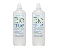 Biotrue Multi-Purpose Contact Lens Solution, 2x 300ml - Cushions & Rehydrates Soft Contact Lenses for Comfortable Wear - Condition, Clean, Remove Protein, Disinfect & Rinse - With Lens Case, Pack of 2