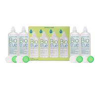 Biotrue Multi-Purpose Contact Lens Solution, 4 x 300 ml - Cushions and Rehydrates Soft Contact Lenses for Comfortable Wear - Condition,