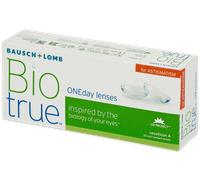Biotrue ONEday for Astigmatism (30 lenses) -0.75 Stärke: +4.00, BC: 8.40, DIA: 14.50, CYL: -0.75, AXIS: 20° +4.00 8.40 14.50 20°