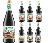 Biotta Breuss Juice | Organic | Natural source of 5 vegetables | Source of Potassium | Not from concentrate | 500ml - Pack of 6