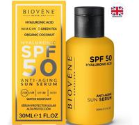 Biovène Barcelona BIOVENE BARCELONA HYALURONIC SPF 50 Anti-Aging Face Fluid High Protection, Organic Coconut 40ml