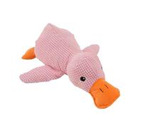 Biovet Md Duck Toy - 2025 New Biovet Md Quacko Calming Duck Toys, Soothing, Mother’s Quack Sound & Safe Chew Dental Toy, Suits Dog's Vision, Chew-Resistant & Machine-Washable (Pink, Large)