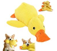 Biovet Md Duck Toy, Biovet Md Quacko Calming Duck Toy, Cute No Stuffing Quacking Ducks for Indoor, Dog Toy of The Year, Suits Dog's Vision, Chew-Resistant & Machine-Washable (9.4 * 3.3 IN)