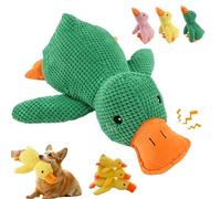 Biovet Md Duck Toy, Biovetmd Quacko Calming Duck Toy for Dogs Anxiety, Dog Toy of The Year,Chew-Resistant & Machine-Washable, Suits Dog's Vision (Green,X Large)