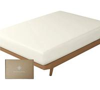 BIOWEAVES 100% Organic Cotton 1 Fitted Sheet Only, 300 Thread Count Soft Sateen Weave GOTS Certified & deep Pockets (Queen, Undyed Natural)