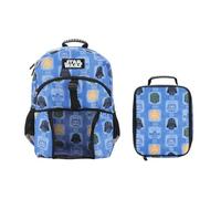 Bioworld 16" Backpack & Lunch Box Set For School And Travel, Star Wars The Dark Side