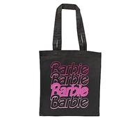 Bioworld Barbie Logo Black Tote Bag