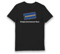 Bioworld Blockbuster Bringing Entertainment Home T-Shirt-L Black