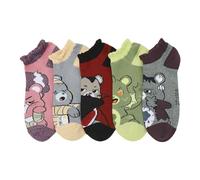 Bioworld Care Bears X Universal Monster Women's 5-Pair Ankle Socks-OSFA