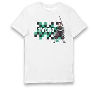 Bioworld Demon Slayer Tanjiro Kamado Adults T-Shirt-XL White