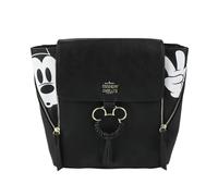 Bioworld Disney Mickey Mouse Mini Backpack Purse, Black, White, One size, Modern