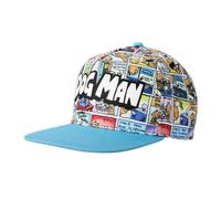 Bioworld Dog Man Comic Panels Youth Snapback Hat - Official Graphic Novel Merchandise Adjustable Cap for Kids & Fans
