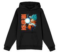 Bioworld Dragon Ball Super Super Saiyan Adult Black Hoodie, Black, L